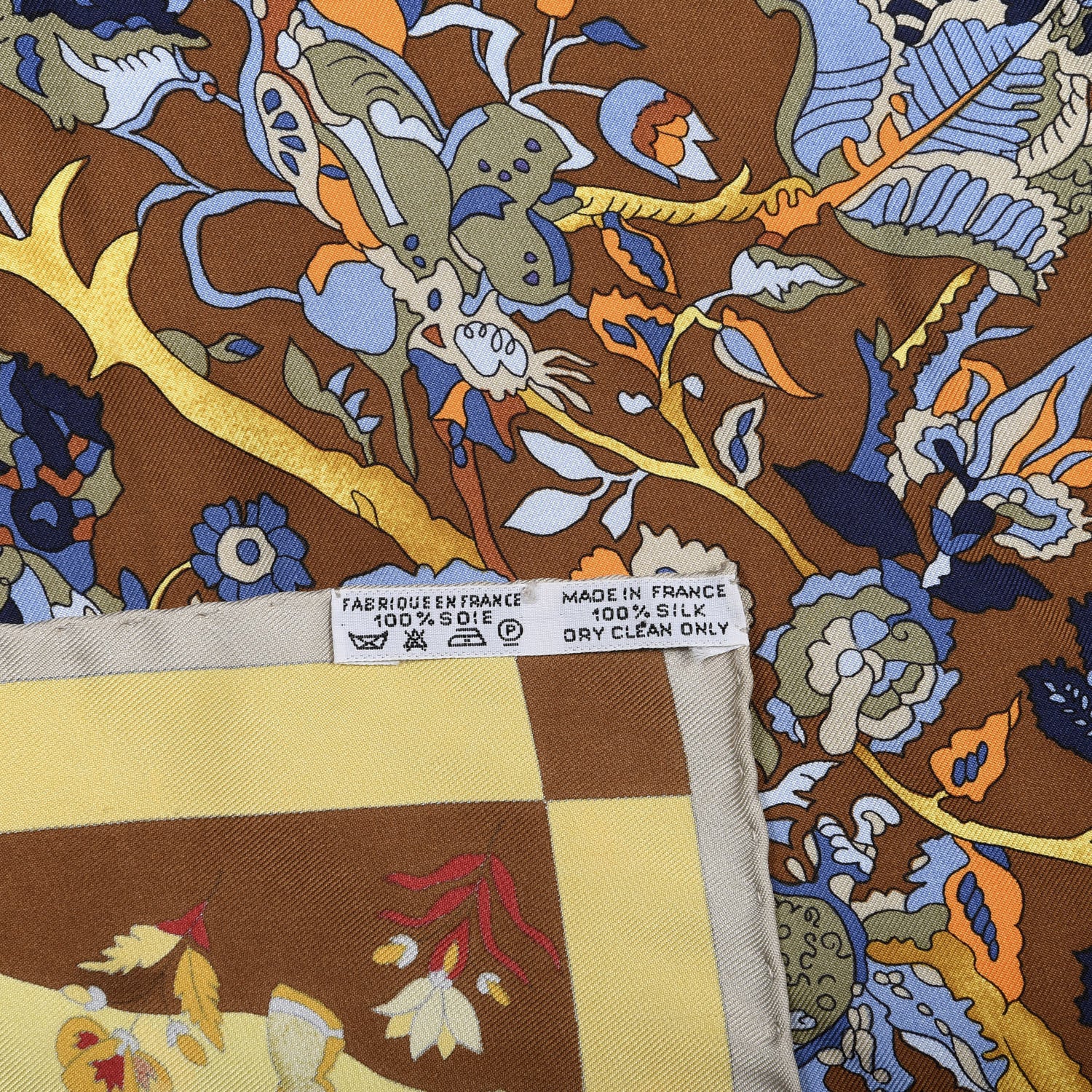 Hermes Silk Fantaisies Indiennes Scarf 90 4 of 6