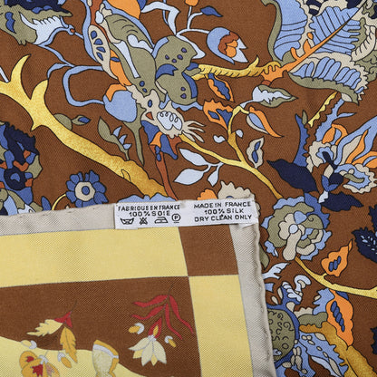 Hermes Silk Fantaisies Indiennes Scarf 90 4 of 6