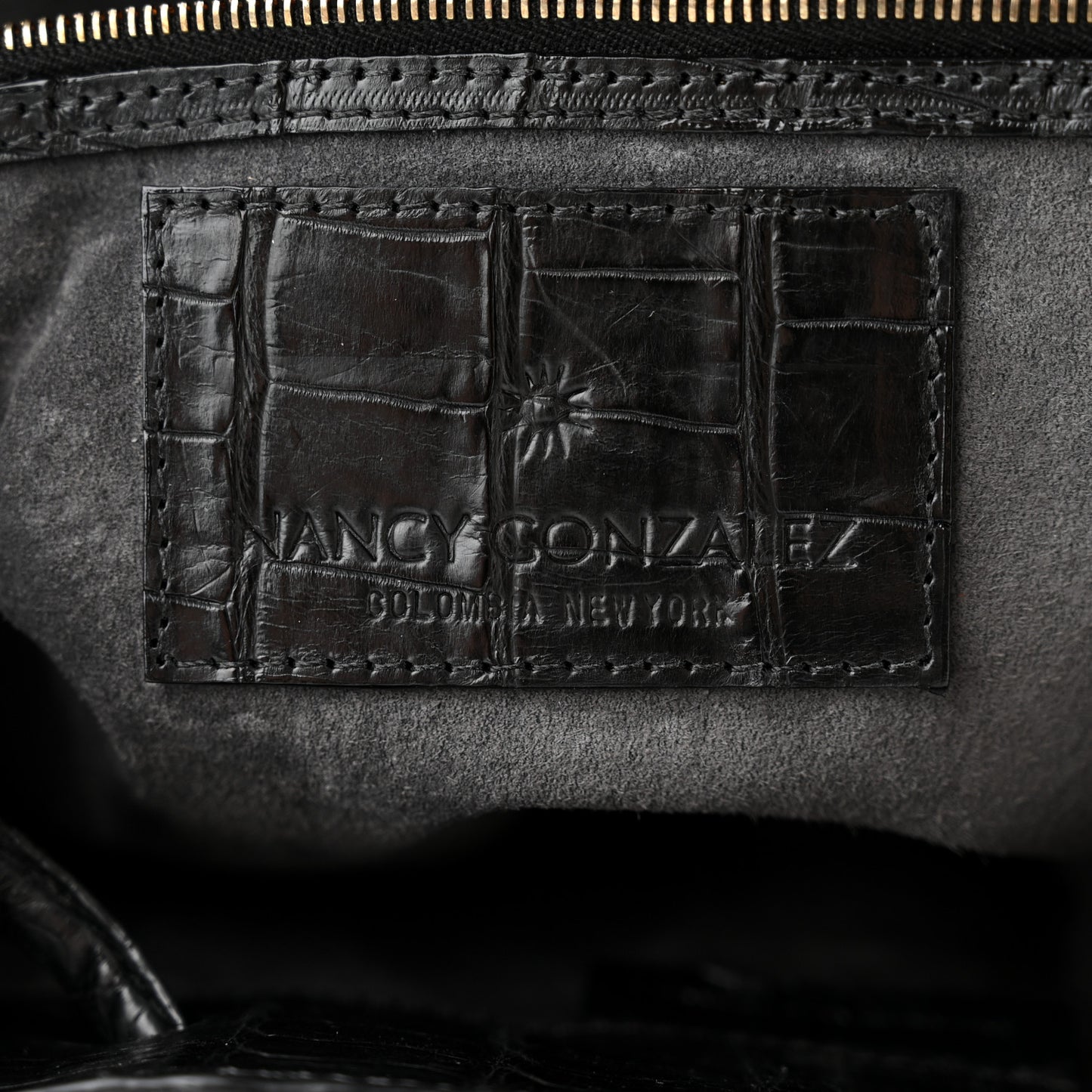 Crocodile Backpack Black