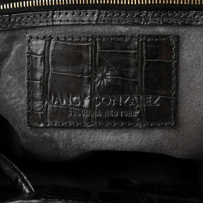 Nancy Gonzalez Crocodile Backpack Black 6 of 10