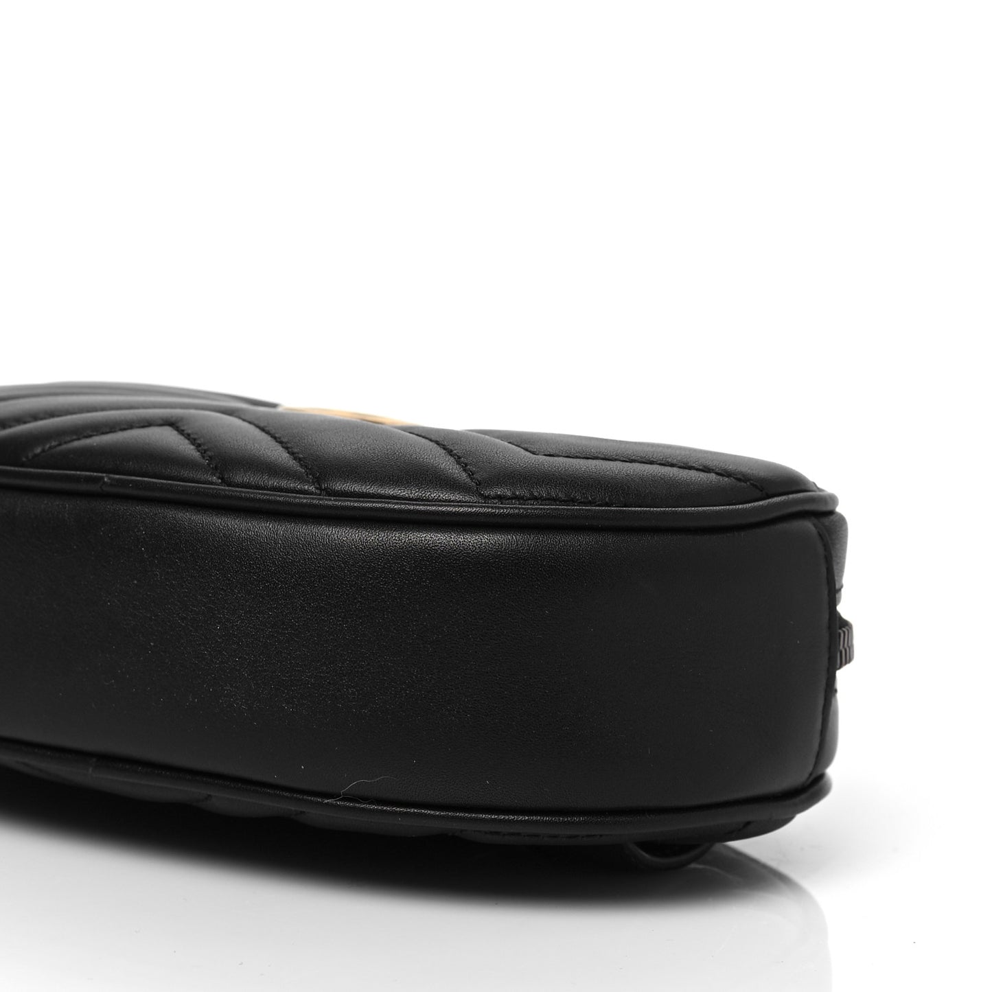 Calfskin Matelasse GG Marmont Belt Bag 85 34 Black