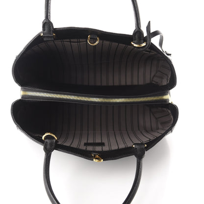 Louis Vuitton Empreinte Montaigne MM Black 5 of 10