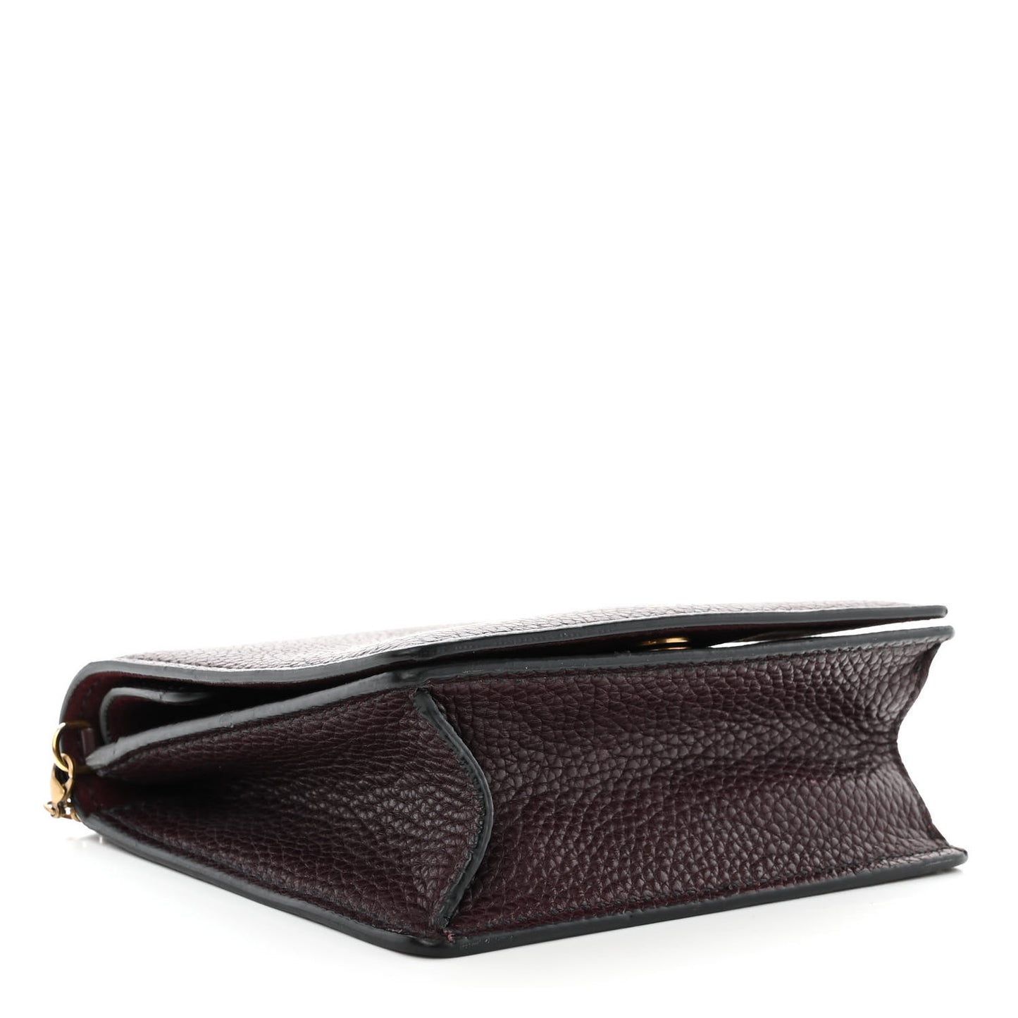 Grained Calfskin D-Bee Crossbody Burgundy
