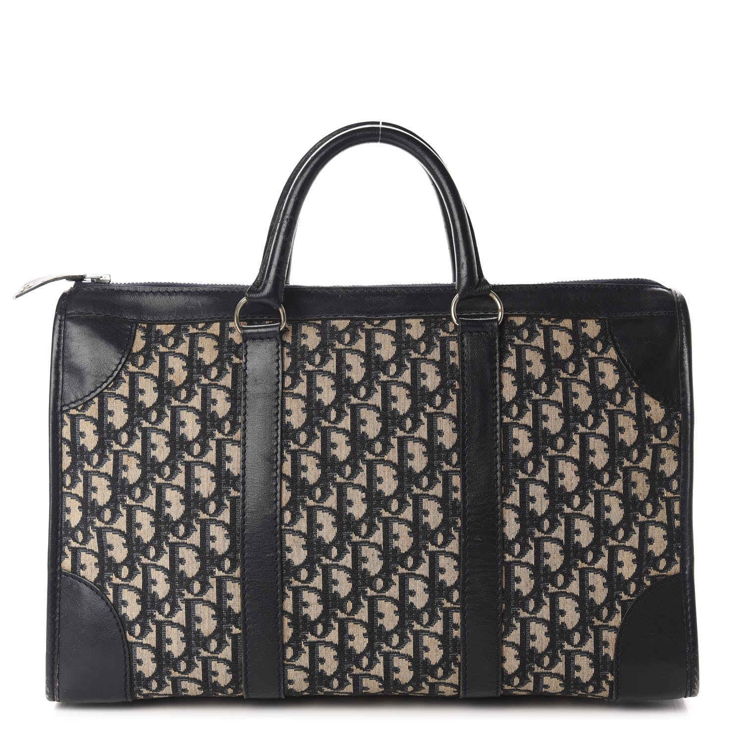 Christian Dior Monogram Boston Navy Blue 1 of 19