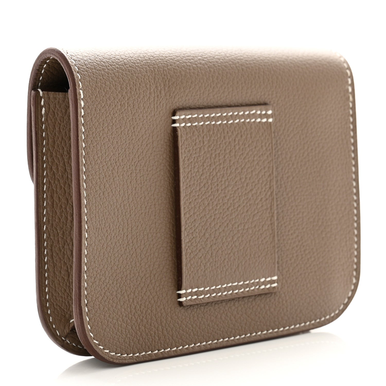 Hermes Evercolor Constance Slim Wallet Etoupe 4 of 9