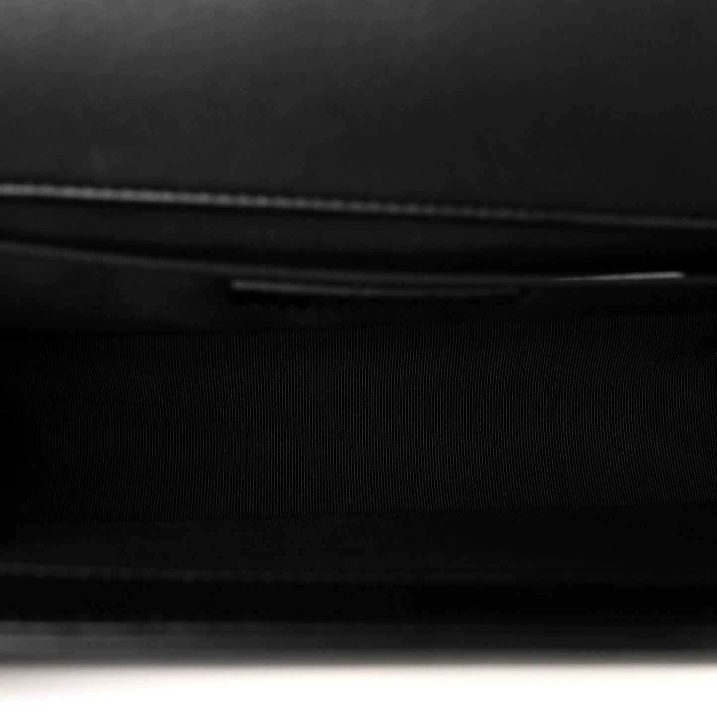 Calfskin Quilted Medium Boy Flap Black