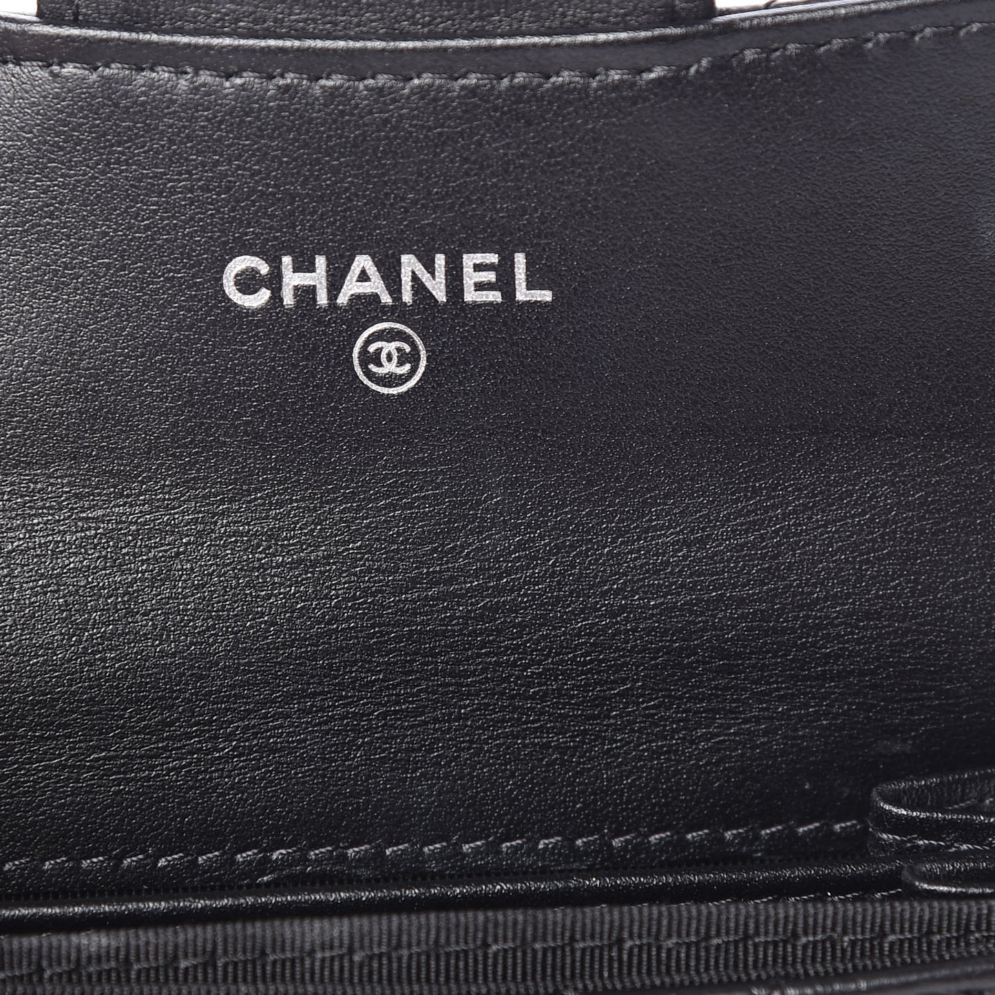 Aged Calfskin Quilted Reissue Flap Card Holder Wallet So Black