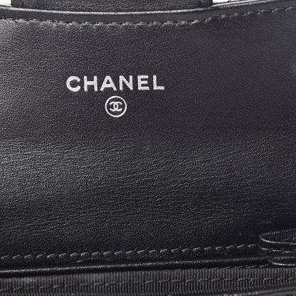 Chanel Aged Calfskin Quilted Reissue Flap Card Holder Wallet So Black 6 of 11