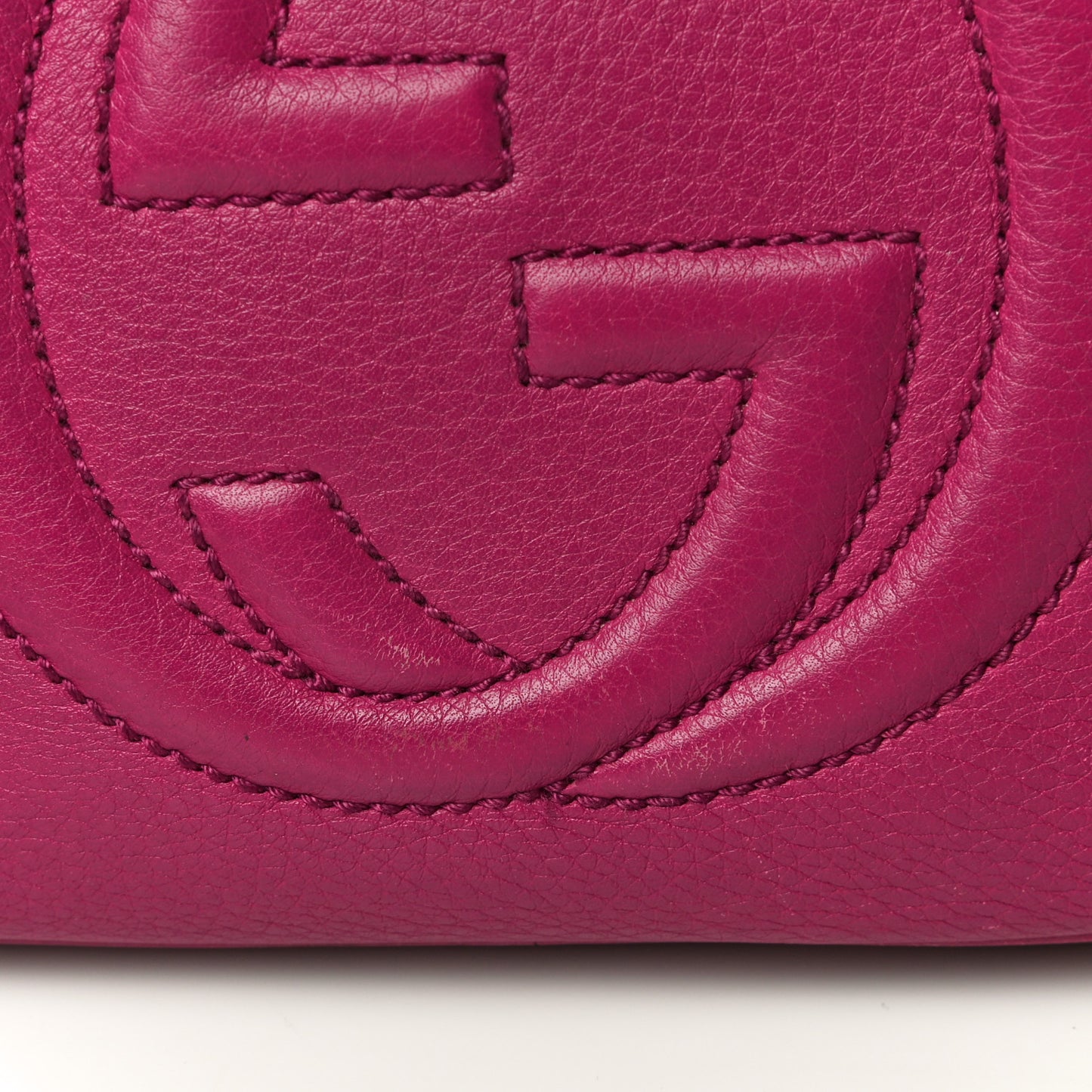 Cellarius Calfskin Small Soho Disco Bag Bright Bouganville