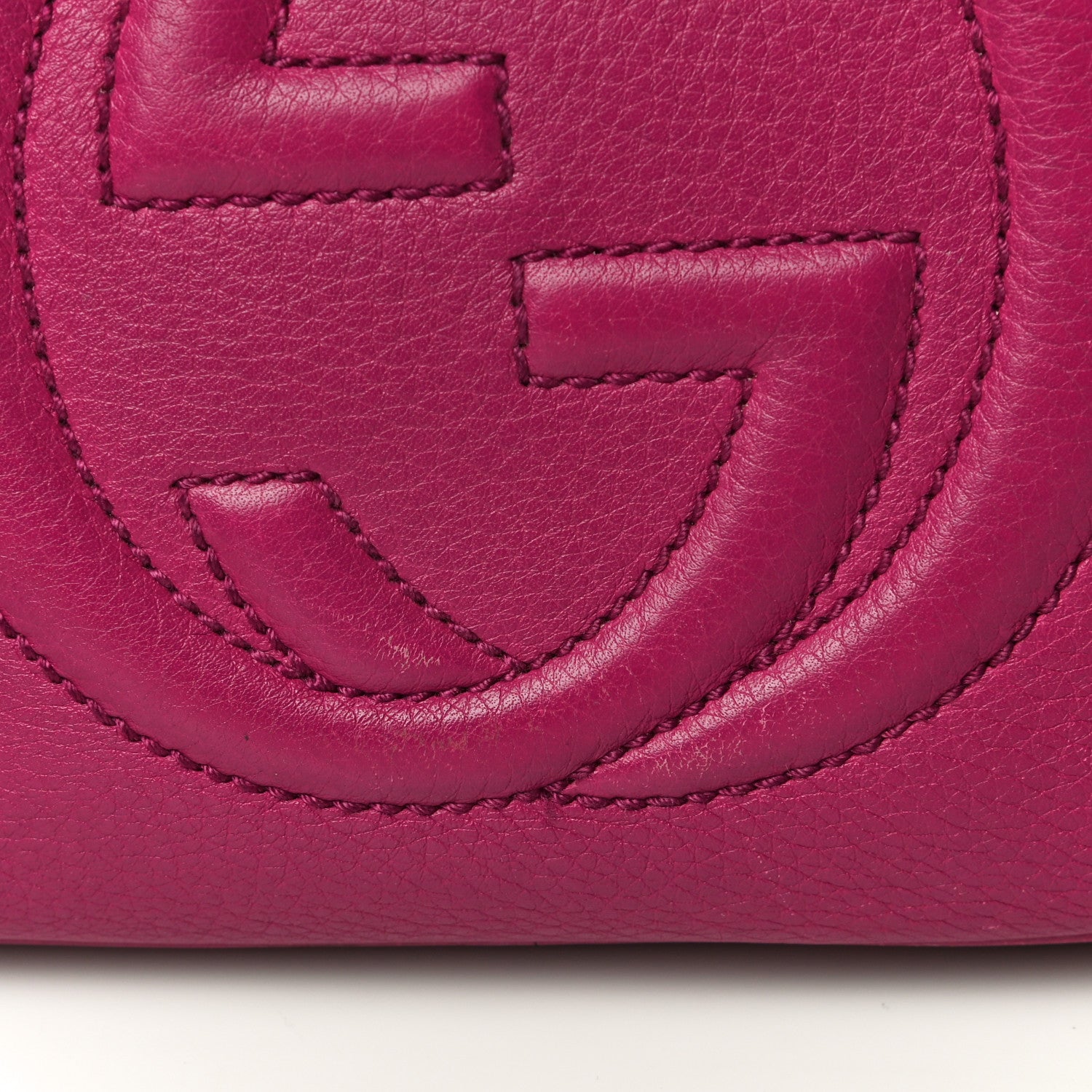 Gucci Cellarius Calfskin Small Soho Disco Bag Bright Bouganville 24 of 33