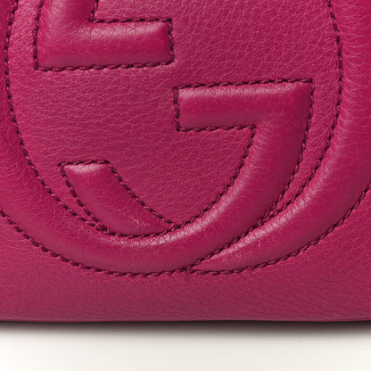 Gucci Cellarius Calfskin Small Soho Disco Bag Bright Bouganville 24 of 33