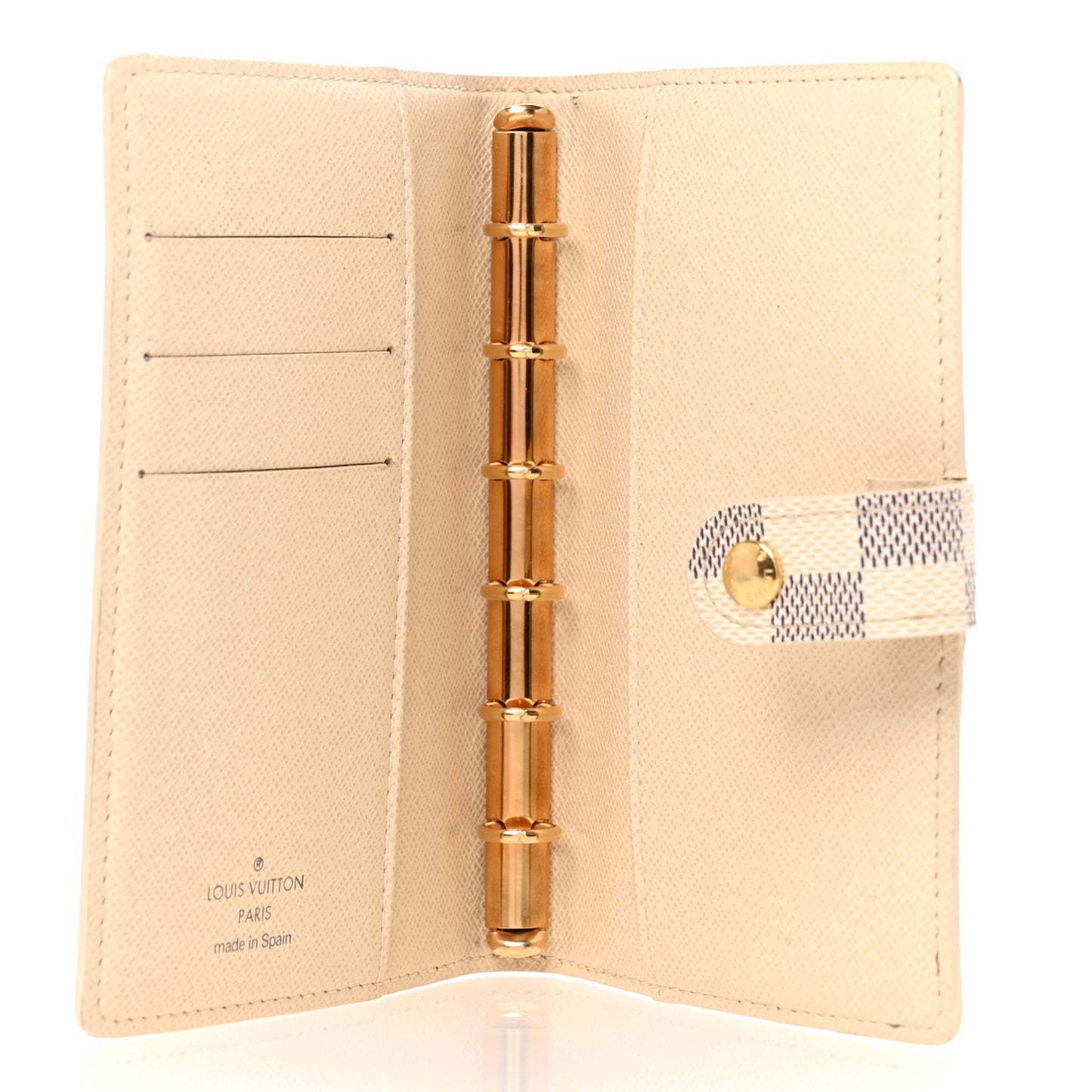 Damier Azur Small Ring Agenda Cover