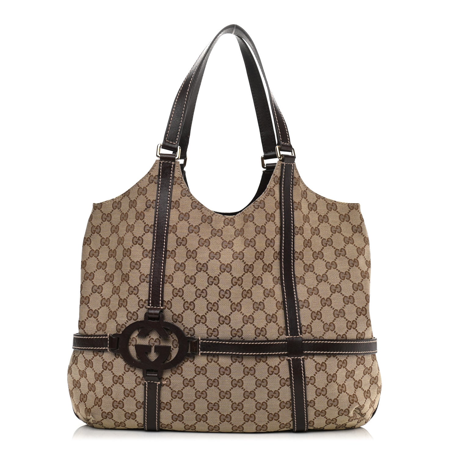 Gucci Monogram GG Royal Hobo Dark Brown 1 of 16