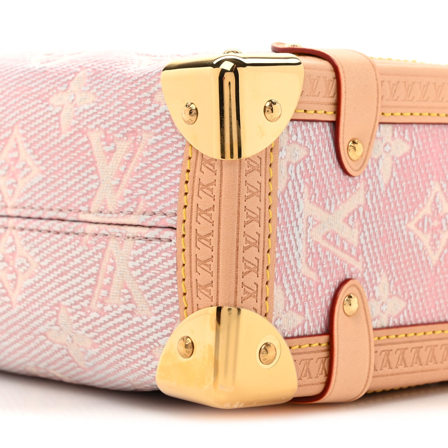 Louis Vuitton Monoglam Side Trunk Rose 8 of 9