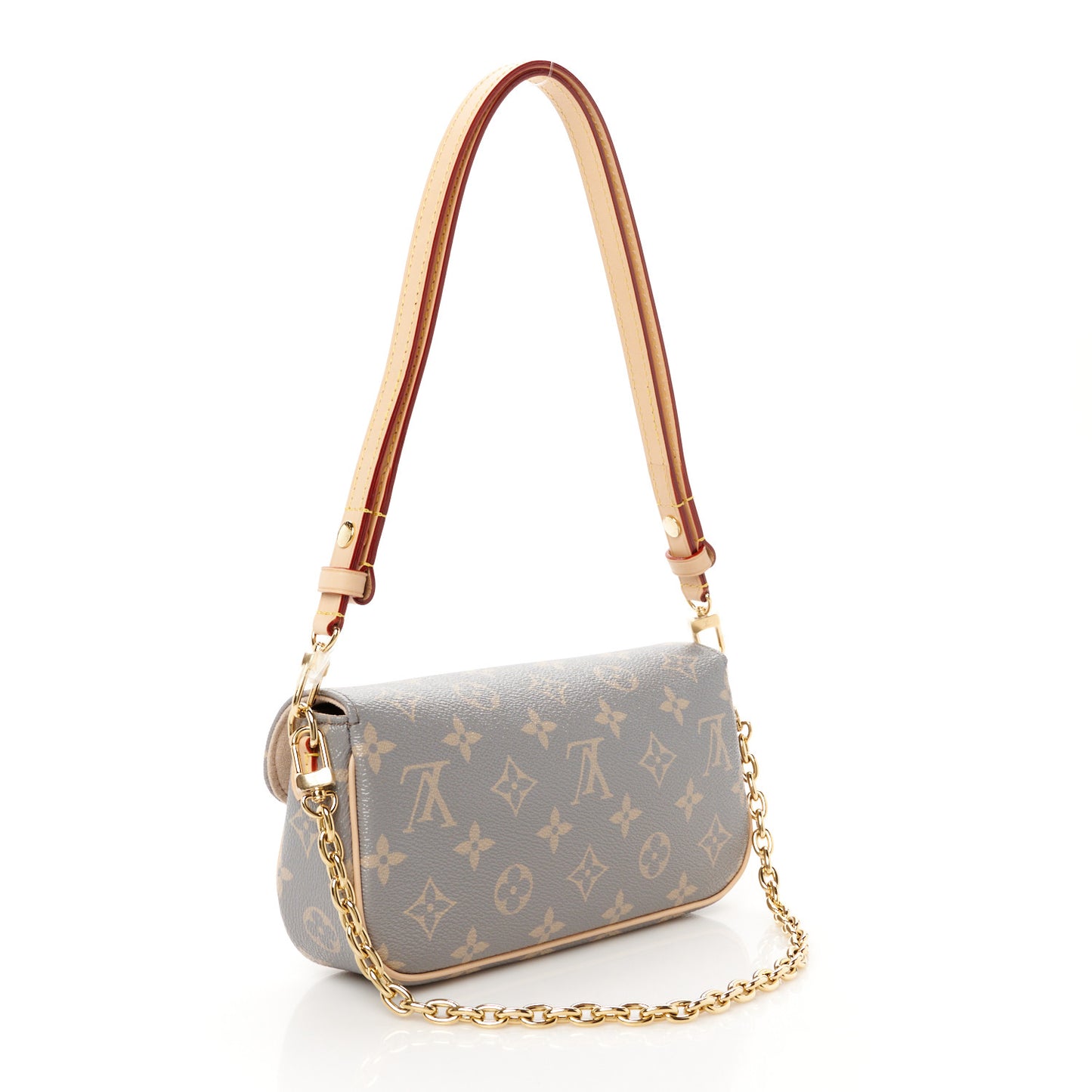 Monogram Ivy Wallet On Chain Trianon Gray