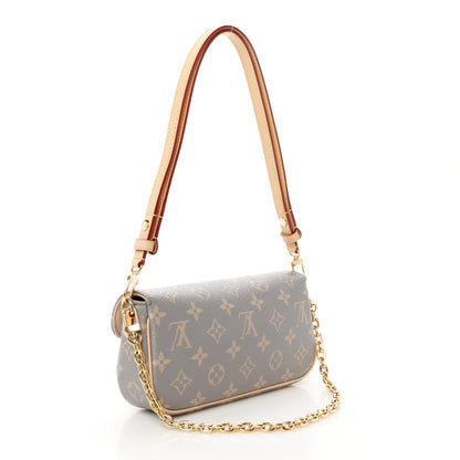 Louis Vuitton Monogram Ivy Wallet On Chain Trianon Gray 3 of 9