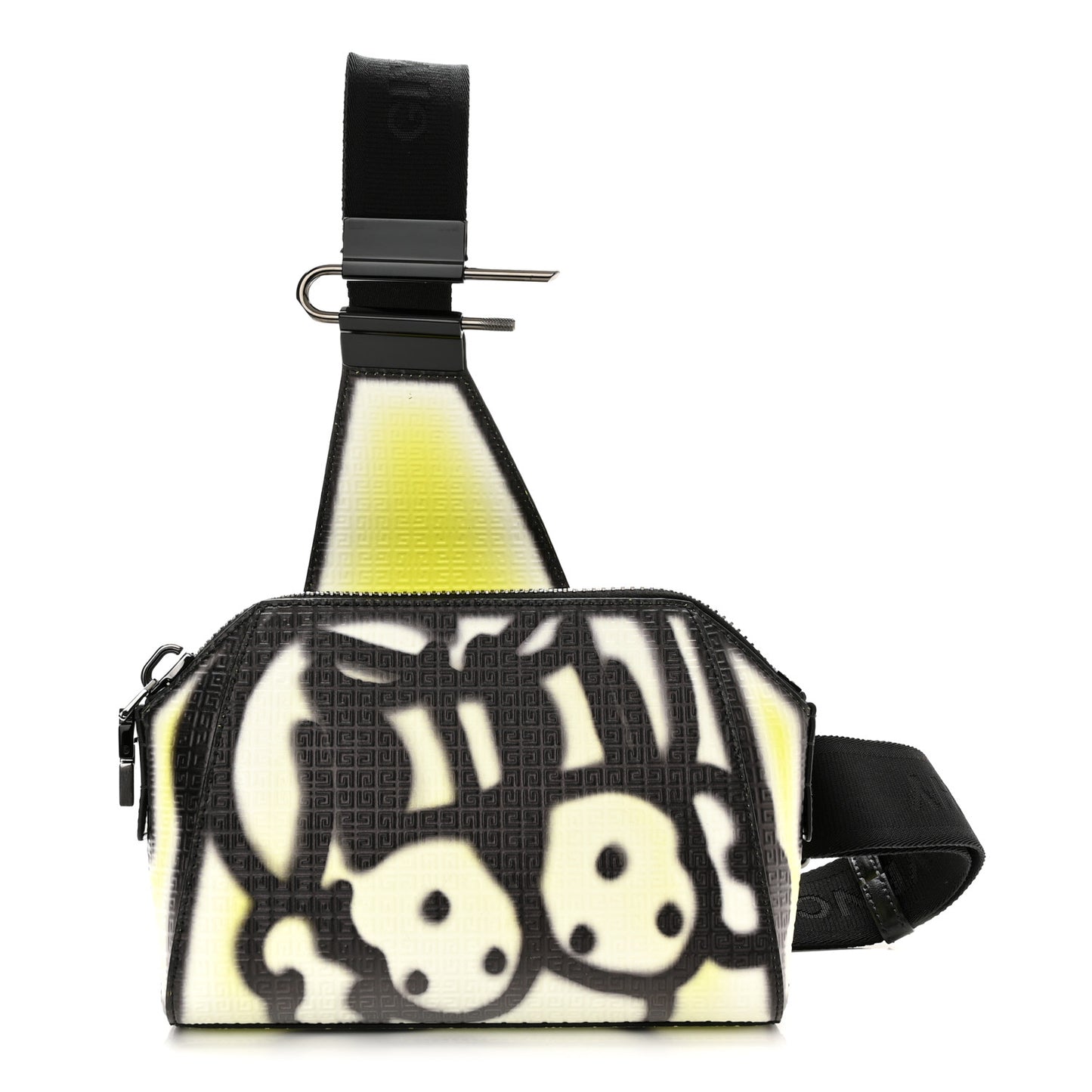 x Chito Calfskin 4G Embossed Antigona U Crossbody Bag Fluo Yellow