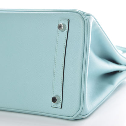 Hermes Epsom Birkin 30 Bleu Atoll 7 of 10