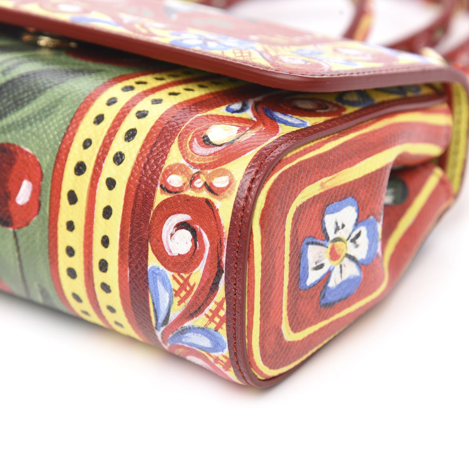 Dolce & Gabbana Dauphine Majolica Printed Mini Miss Sicily Satchel Multicolor 8 of 9