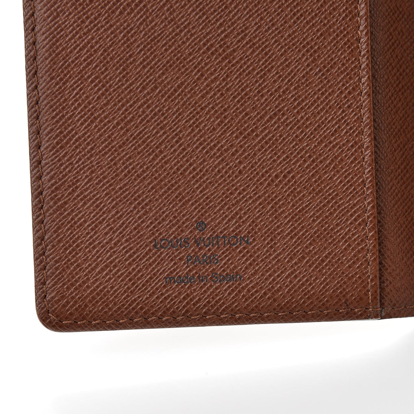 Monogram Checkbook Holder Case Wallet