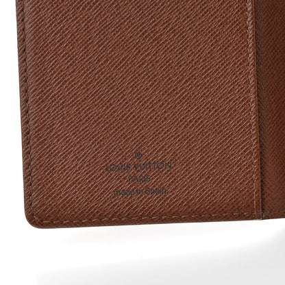 Louis Vuitton Monogram Checkbook Holder Case Wallet 6 of 10