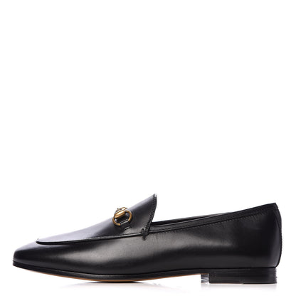 Gucci Calfskin Womens Jordaan Loafers 36 Black 1 of 20