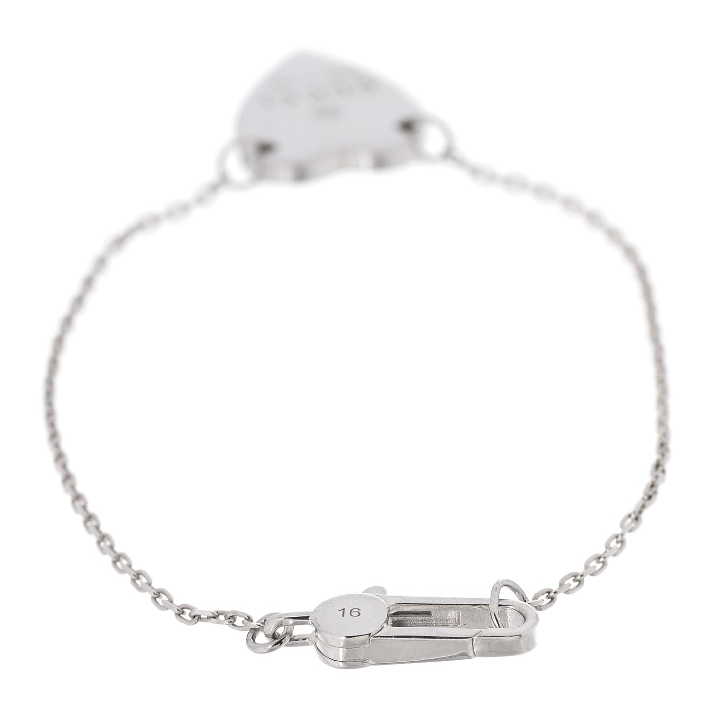 Sterling Silver Trademark Heart Bracelet
