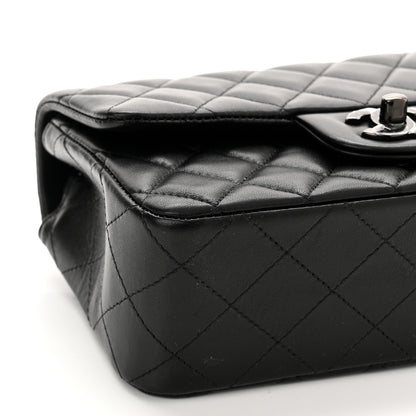 Chanel Lambskin Quilted Mini Rectangular Flap So Black 8 of 9