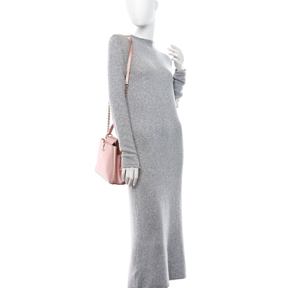 Louis Vuitton Metallic Taurillon Capucines BB Pearly Pink 2 of 10