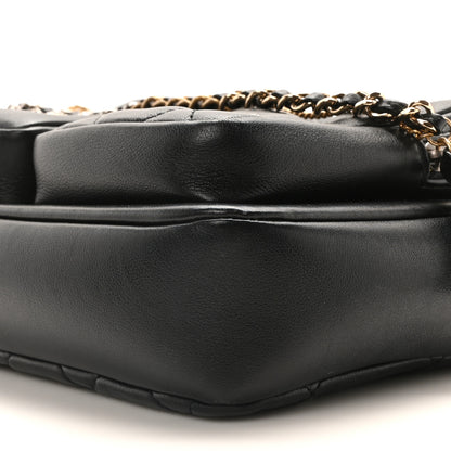 Chanel Calfskin Quilted Small Camera Case Black 10 of 11