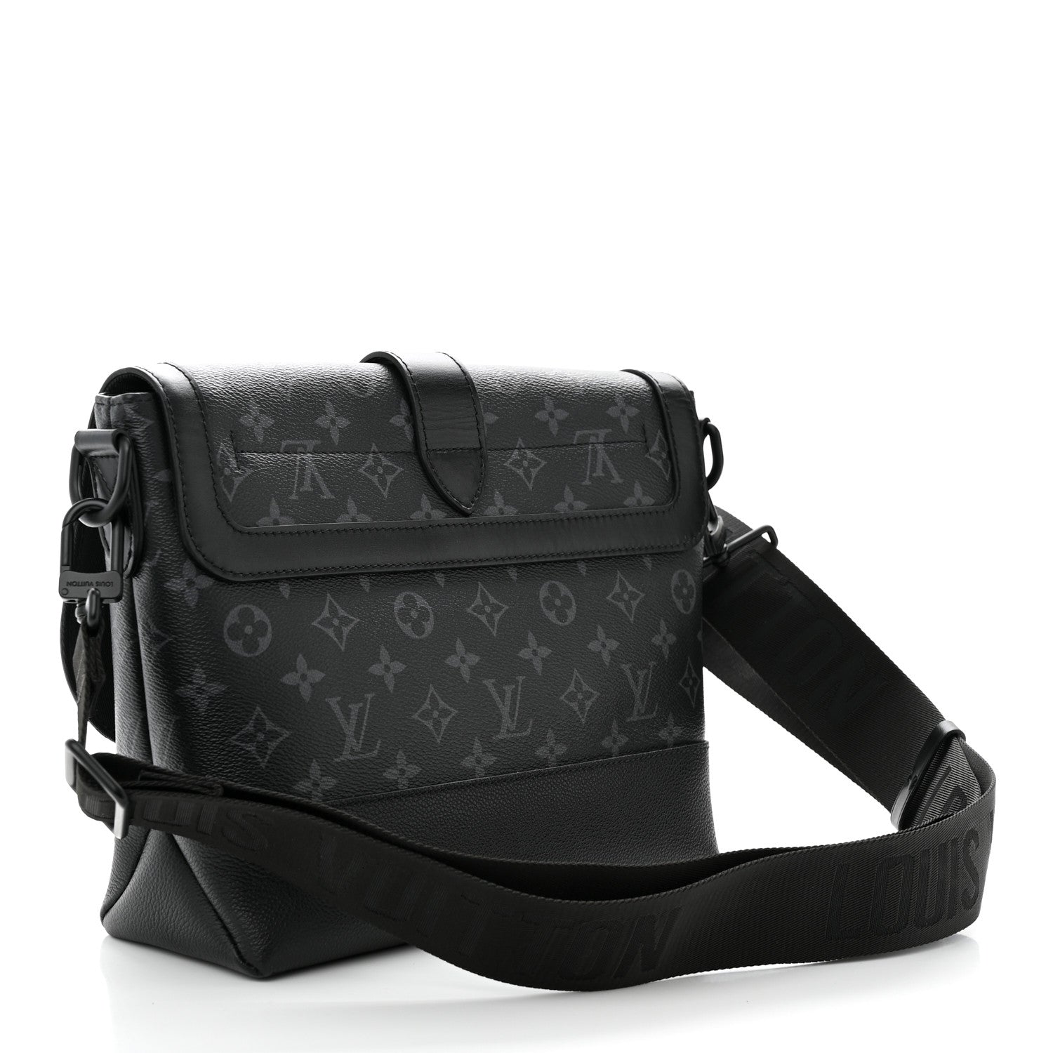 Louis Vuitton Monogram Eclipse Saumur Messenger NV Black 3 of 10