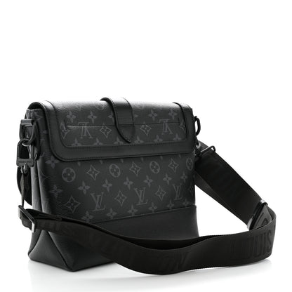 Louis Vuitton Monogram Eclipse Saumur Messenger NV Black 3 of 10
