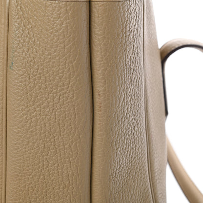 Hermes Taurillon Clemence Victoria II Cabas 32 Camel 16 of 18