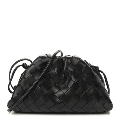 Bottega Veneta Nappa Intrecciato The Mini Pouch Black 1 of 9