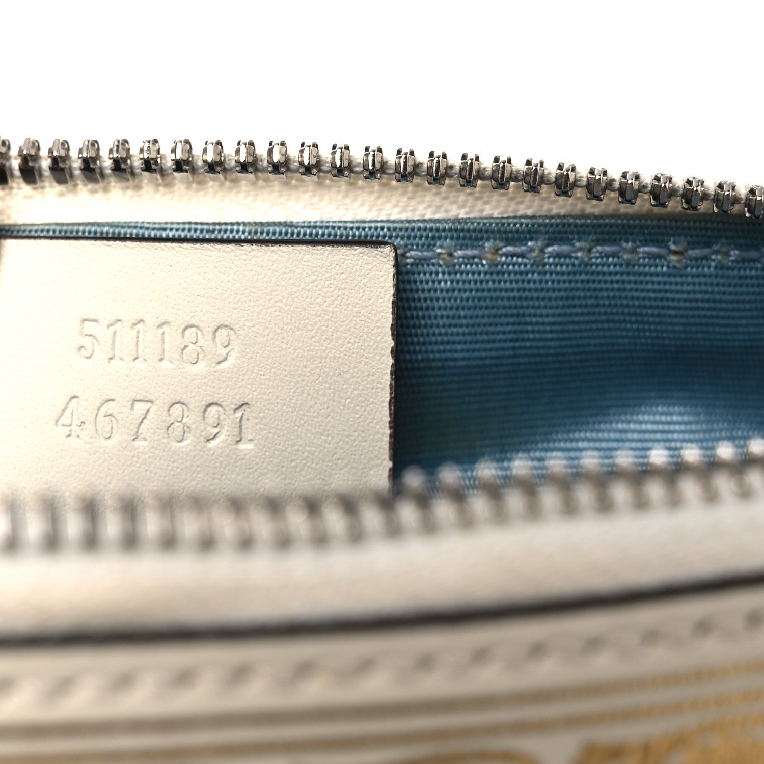 Gucci X SEGA Calfskin GUCCY Stars Mini Dome Shoulder Bag Mystic White Gold 7 of 14
