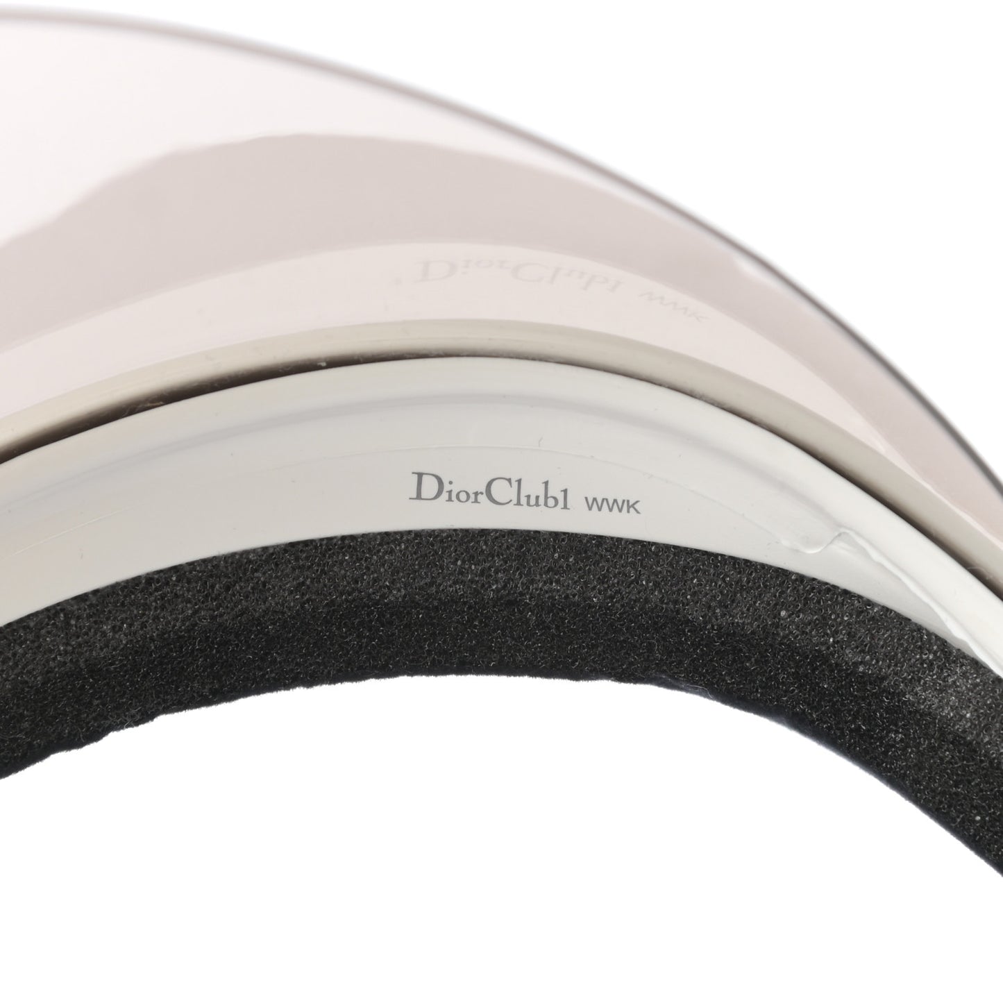 Mirrored DiorClub1 Sun Visor Black