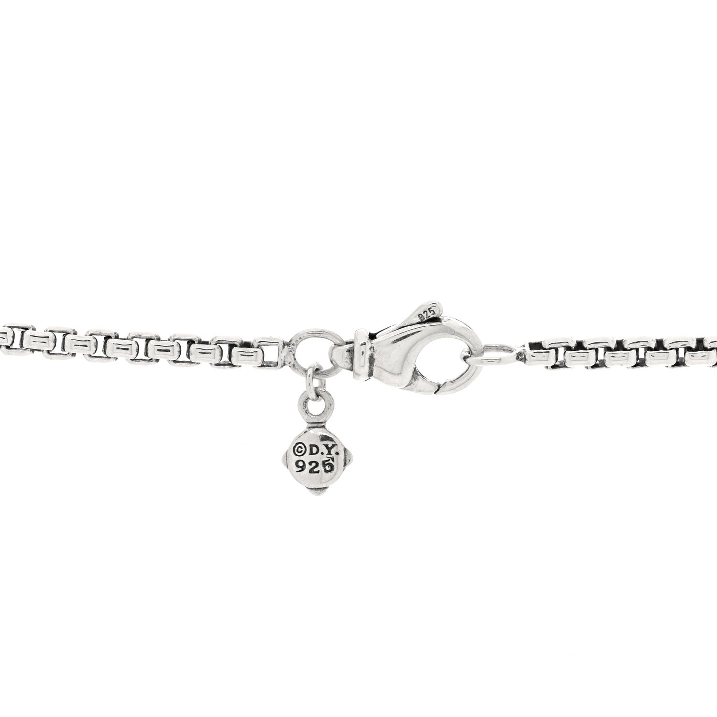 Sterling Silver Pure Form Station Chain Necklace