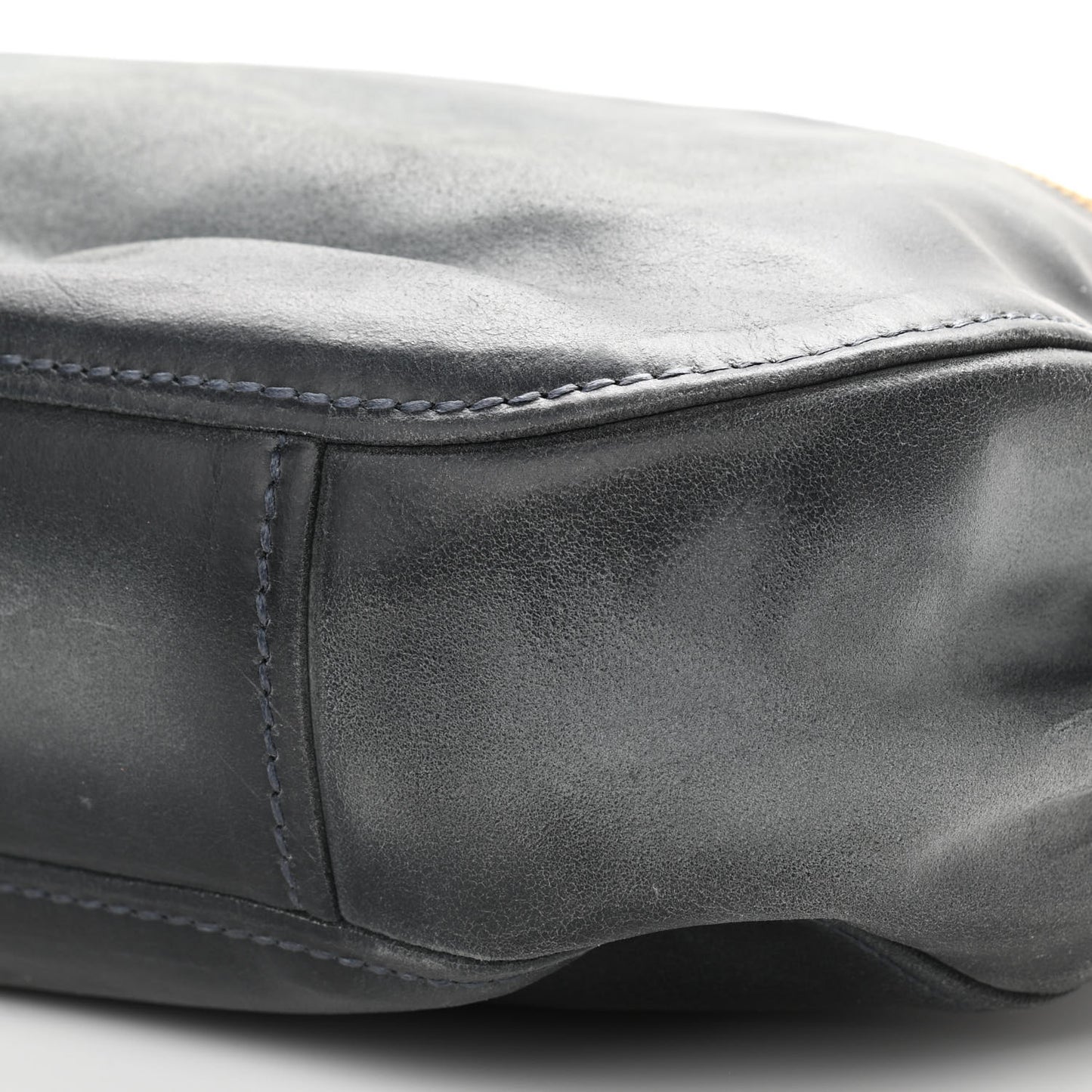 Calfskin Zip Tote Blue
