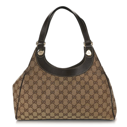 Gucci Monogram Medium Charmy Shoulder Bag Dark Brown 1 of 10