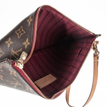 Louis Vuitton Monogram Neverfull MM GM Pochette Fuchsia 5 of 8