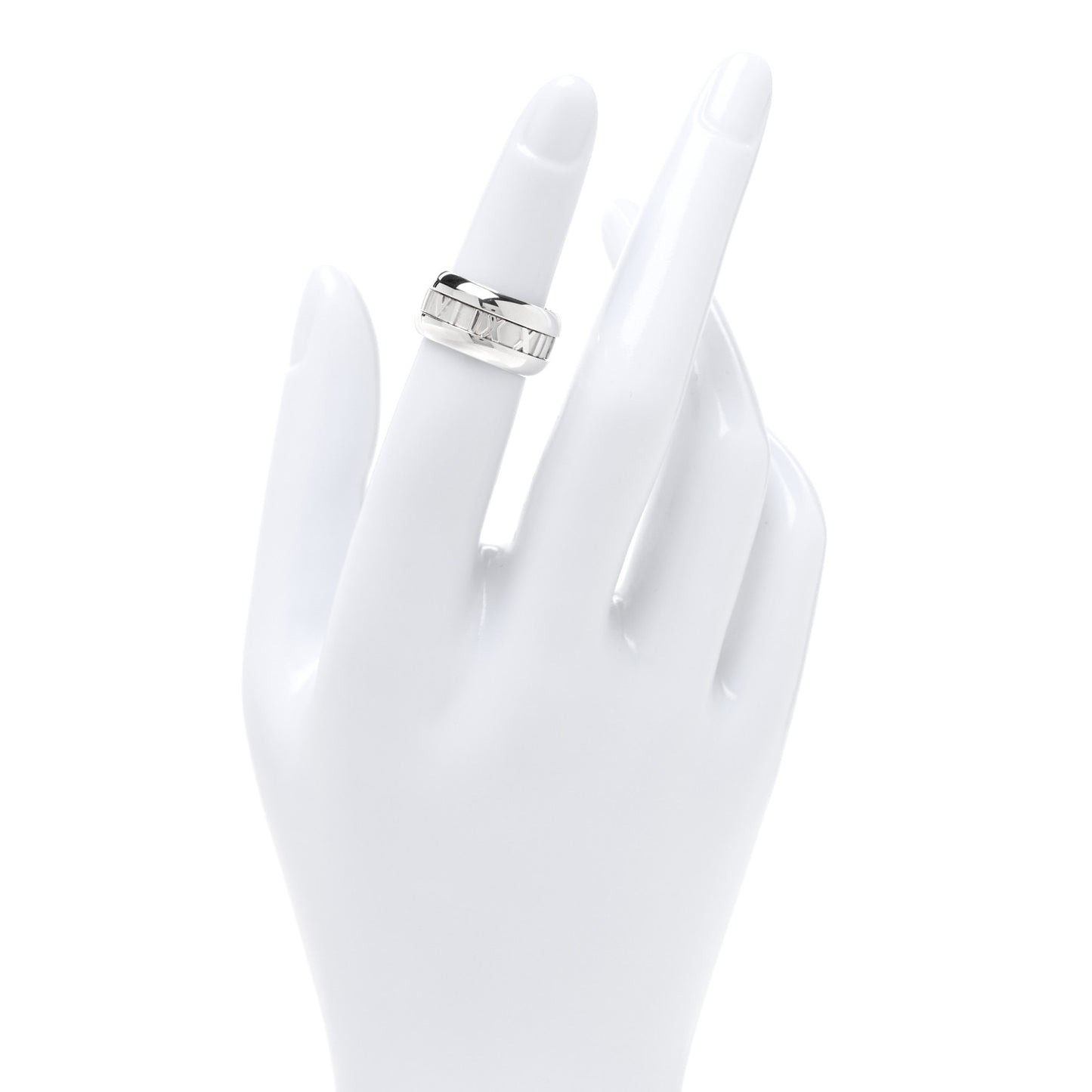 Sterling Silver Atlas Band Ring 48 4.5