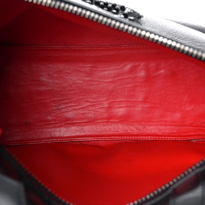 Christian Louboutin Grained Calfskin Studded Tote Black 5 of 25