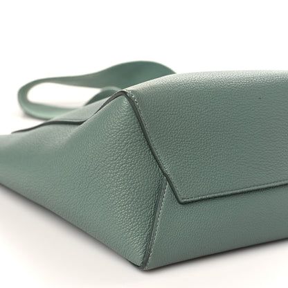 Celine Soft Grained Calfskin Small Sangle Bucket Bag Green 8 of 9