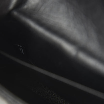 Chanel Aged Calfskin Quilted 2.55 Reissue Flap Belt Bag Clutch Black 8 of 9