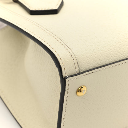 Gucci Textured Calfskin Web Mini Diana Tote Bag Mystic White 12 of 14