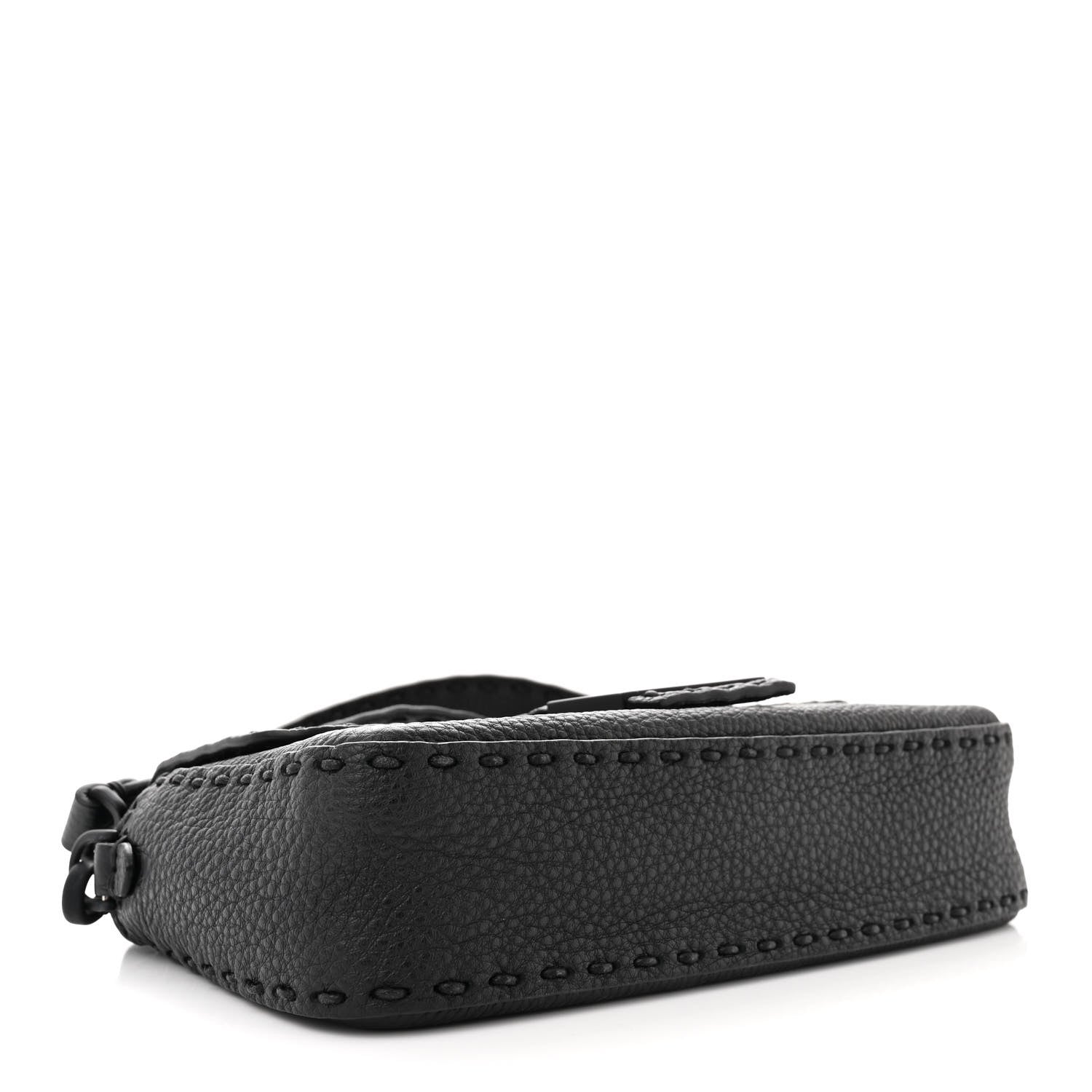 Fendi Cuoio Romano Selleria Baguette Black 4 of 11