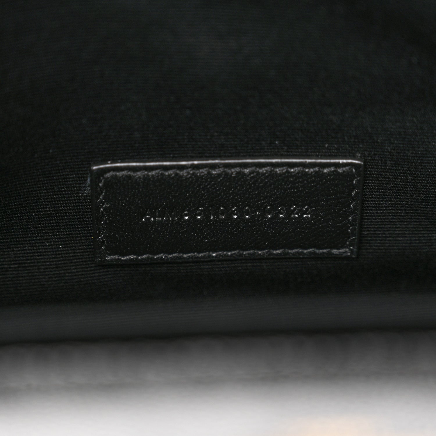 Saint Laurent Grain De Poudre Textured Mixed Matelasse Triquilt Monogram Clutch Black 7 of 15