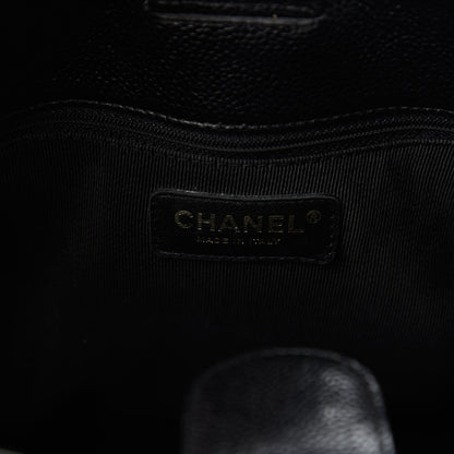 Chanel Caviar Quilted Petit Shopping Tote PST Black 8 of 10
