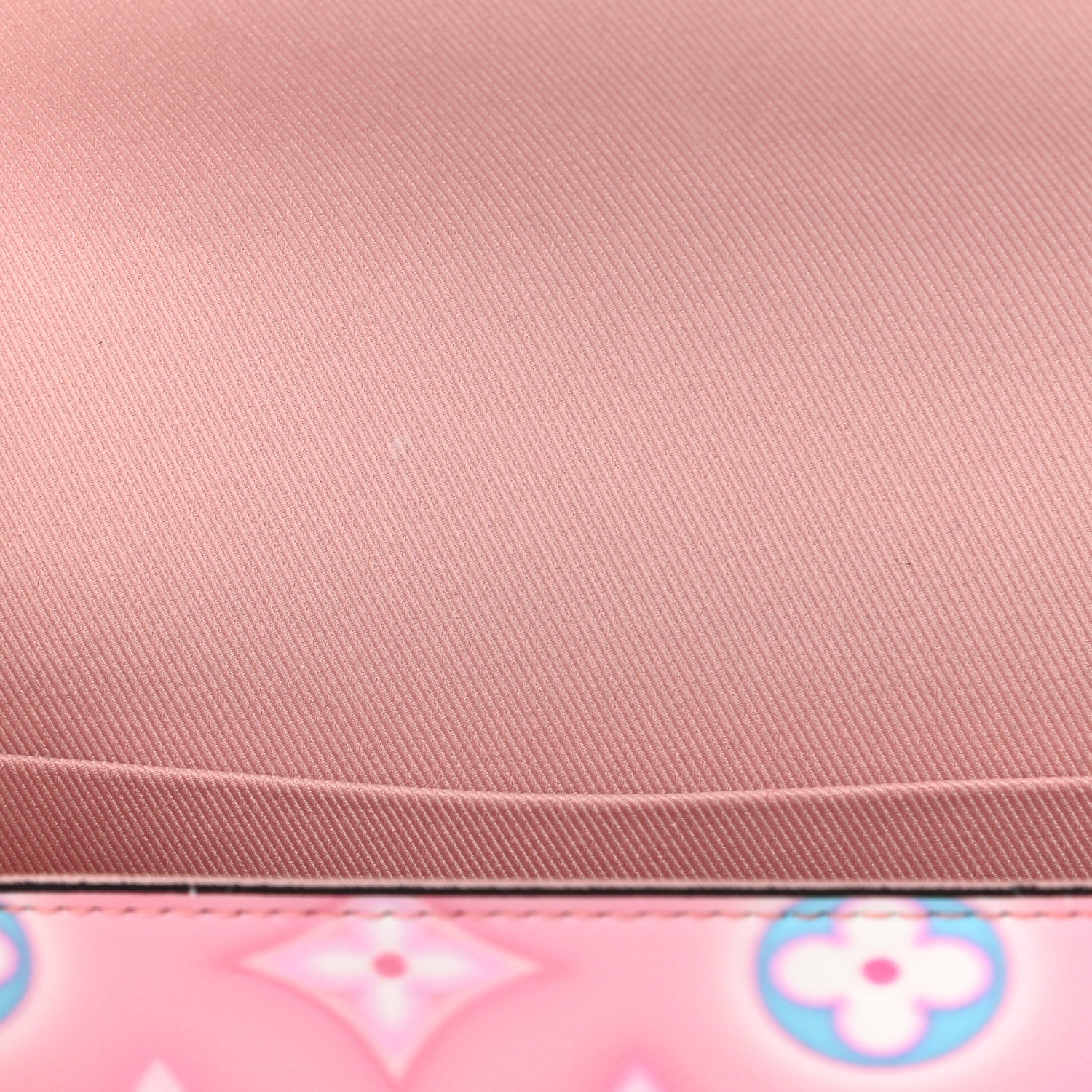 Louis Vuitton Vernis Valentine Felicie Pochette Chain Wallet Light Pink Neon 8 of 11