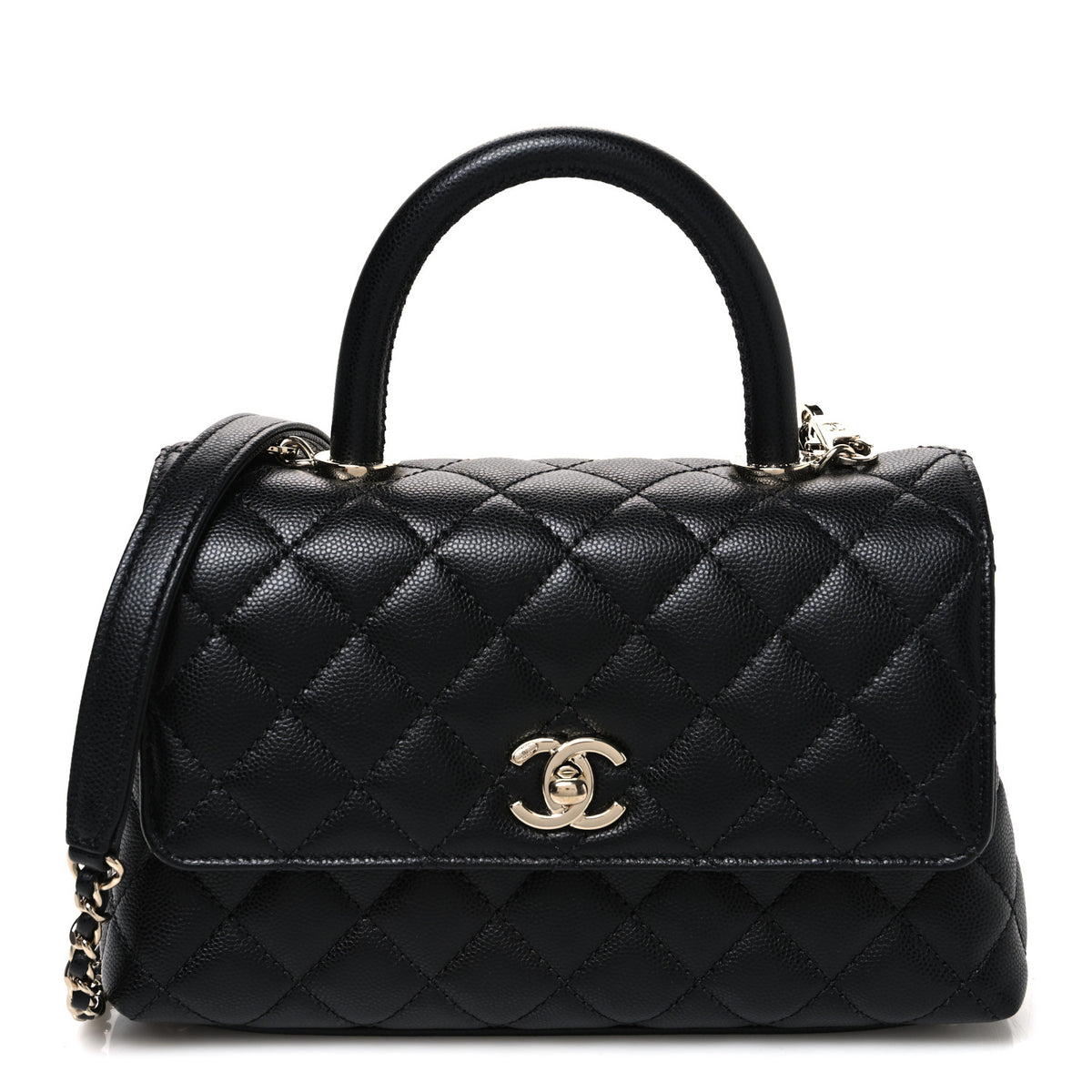 Chanel Caviar Quilted Mini Coco Handle Flap Black 1 of 11